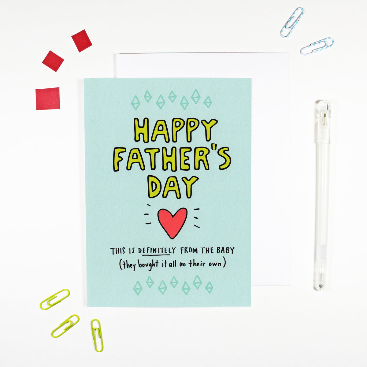 Happy Father's Day From The Baby Card#N# #N# #N# #N# – Angela Chick