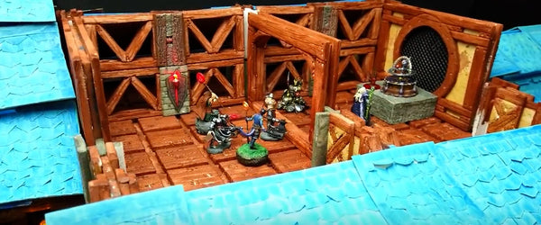 Secret Mind Flayer hideout made TERRAINO tabletop gaming terrain