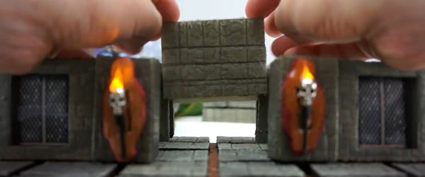 TERRAINO tabletop gaming terrain pieces are standardized, so the pieces you build today will work perfectly with pieces you build a year from now.