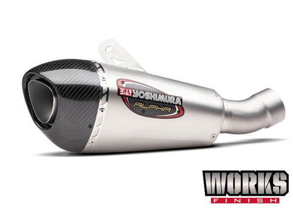 Yoshimura Street ALPHA 3QTR SlipOn Exhaust System'16-'20Kawasaki 