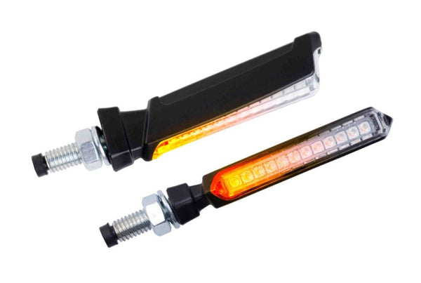 Clignotants LED moto - Compact Universal Fit - V1 (paire) – Custom LED