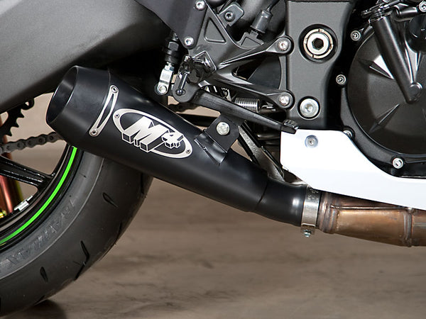 M4 Street Slayer Carbon Slip-on Exhaust System For Kawasaki ZX10R 