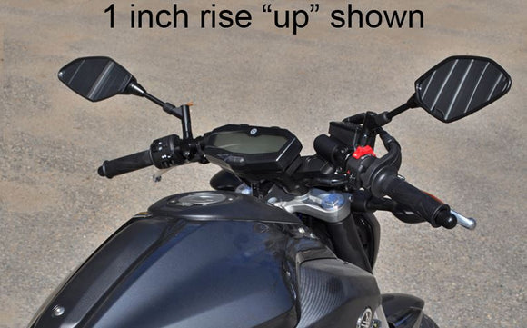 Woodcraft Clip-On Adapter Plate Riser Set for Yamaha FZ09 ...