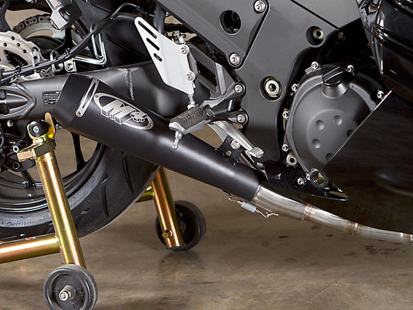 M4 Dual Retro-Drag GP Slip-ons Exhaust System '12-'22 Kawasaki ZX 