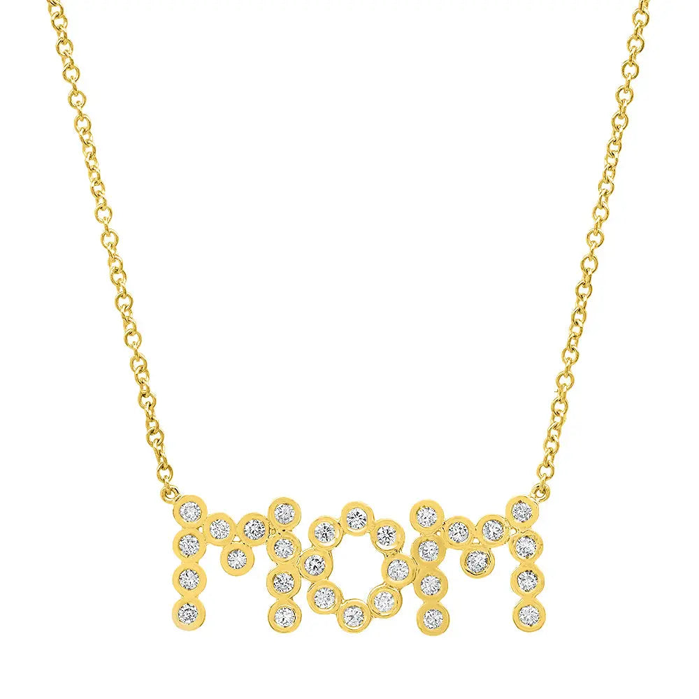 Anushka Sharma Silver Zircon MOM Necklace – GIVA Jewellery