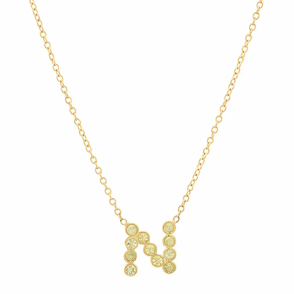 DSJ's Signature Meaningful Multi Gold Initial Necklace | Initial Necklace