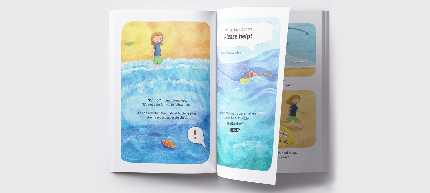 The Big Seaside Rescue personalised book.