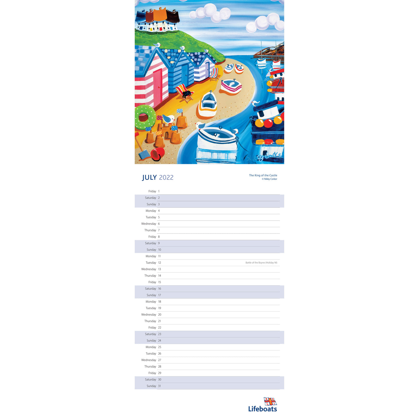 2022 Seaside Calendar | Rnli Shop