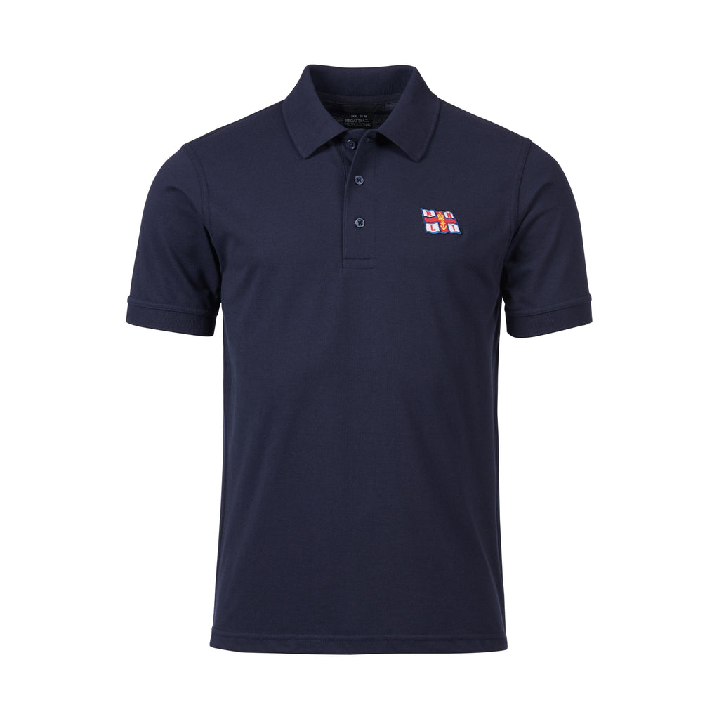 RNLI Flag Polo Shirt, Navy | RNLI Shop