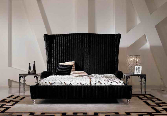 Designer Modern Fabric Bed Soft Bed Double Bed King Size Bedroom Furniture