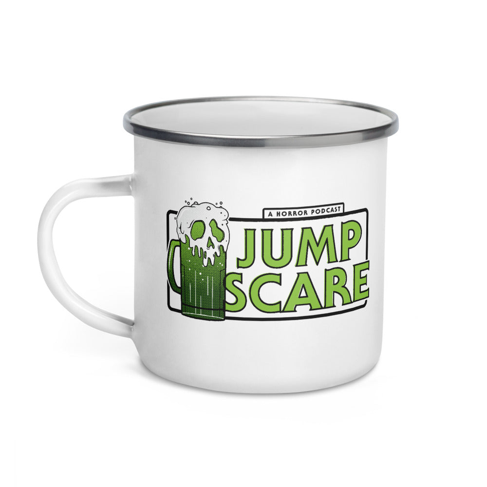 Jump Scare Enamel Mug