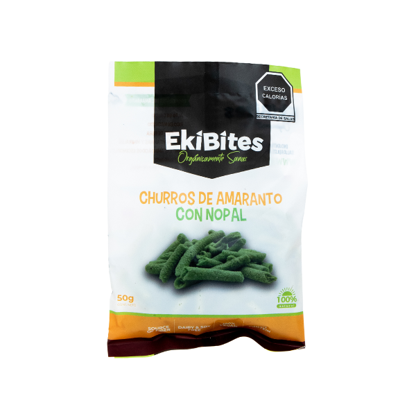 EkiBites - Churros de amaranto con nopal