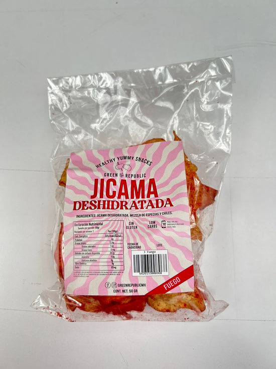 CHIPS DE JICAMA DESHIDRATADO SABOR - Fuego