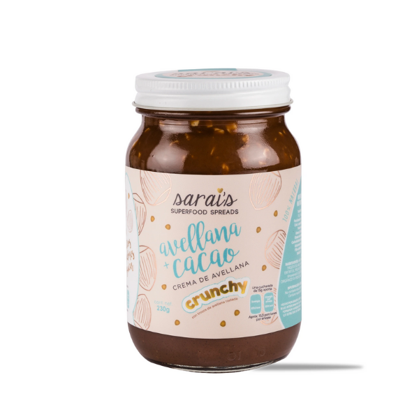 Sarais Spread - Crema de avellana cacao CRUNCHY
