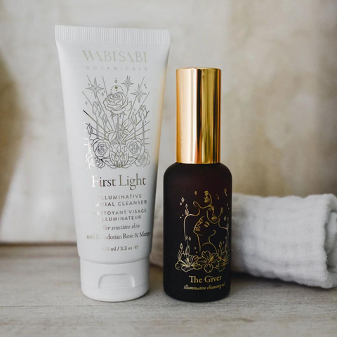 Wabi-Sabi Botanicals cleansers The Giver and First Light