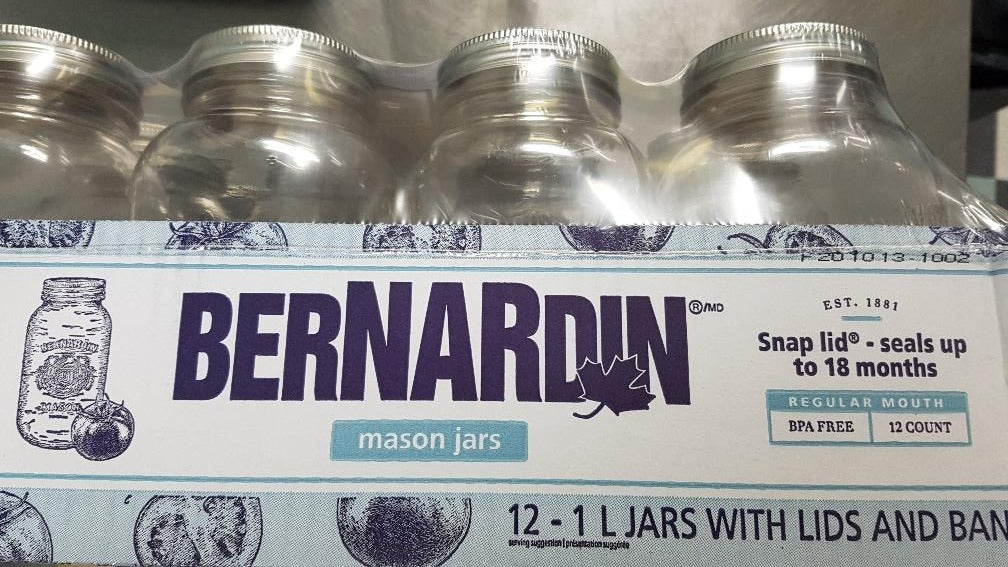 Bernardin Home Canning: Because You Can: Decorative 250 ml Wide Mouth  Bernardin Jars