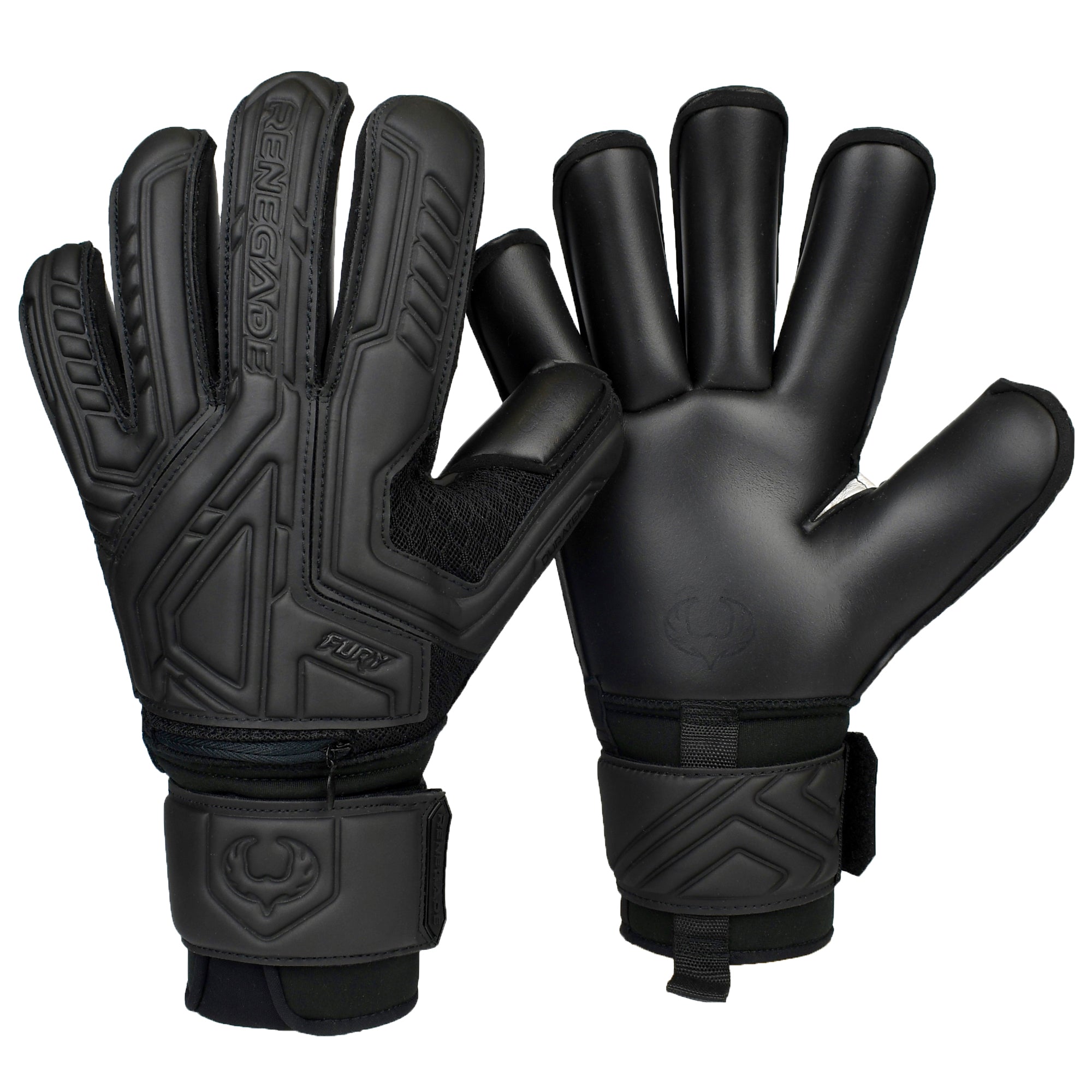 black goalie gloves