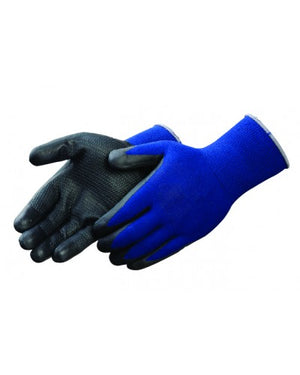 Showa Atlas 300 B13300 Rubber Coated Palm Knit Gloves, Blue, Box of 12