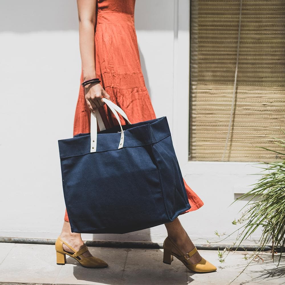 Classic Boat Tote Medium Natural / 20 x 13 x 7