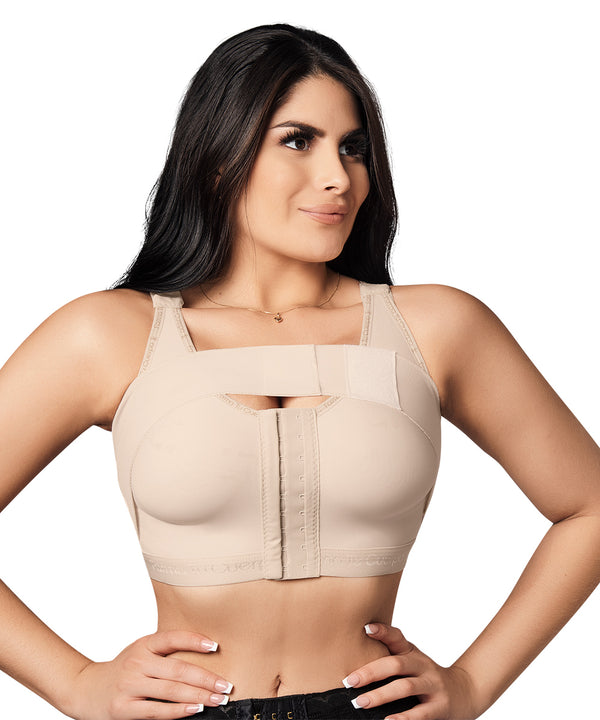 Sports bra with wide band at the waist – Fajas Colombianas Sale