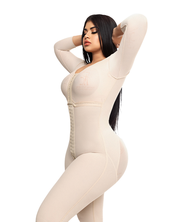 Full body faja with Bra-sleeves REF 2044L