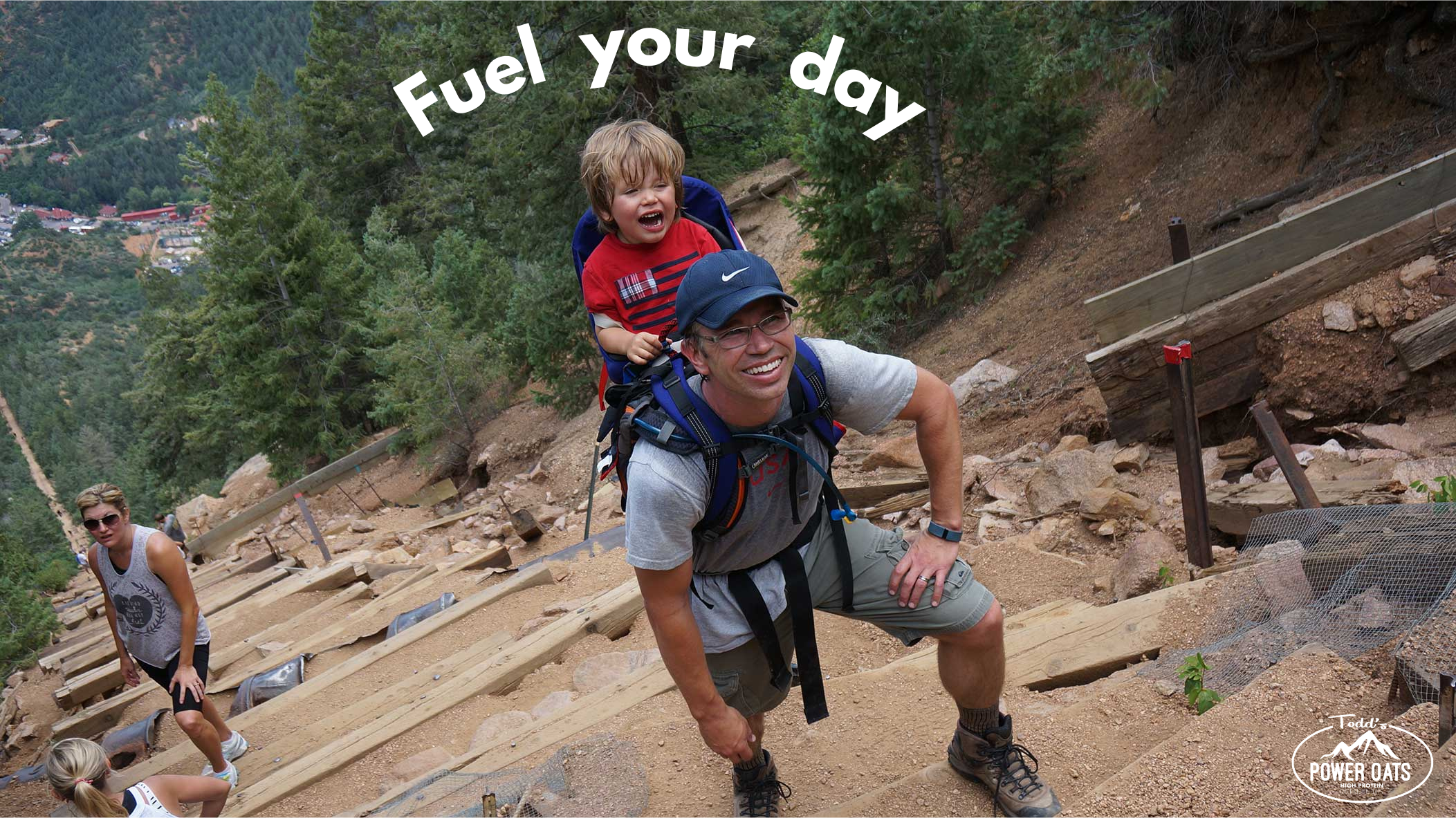 Climbing the Manitou Incline in Colorado Springs