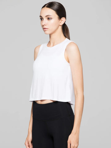 Johnnie Cropped Muscle Tank