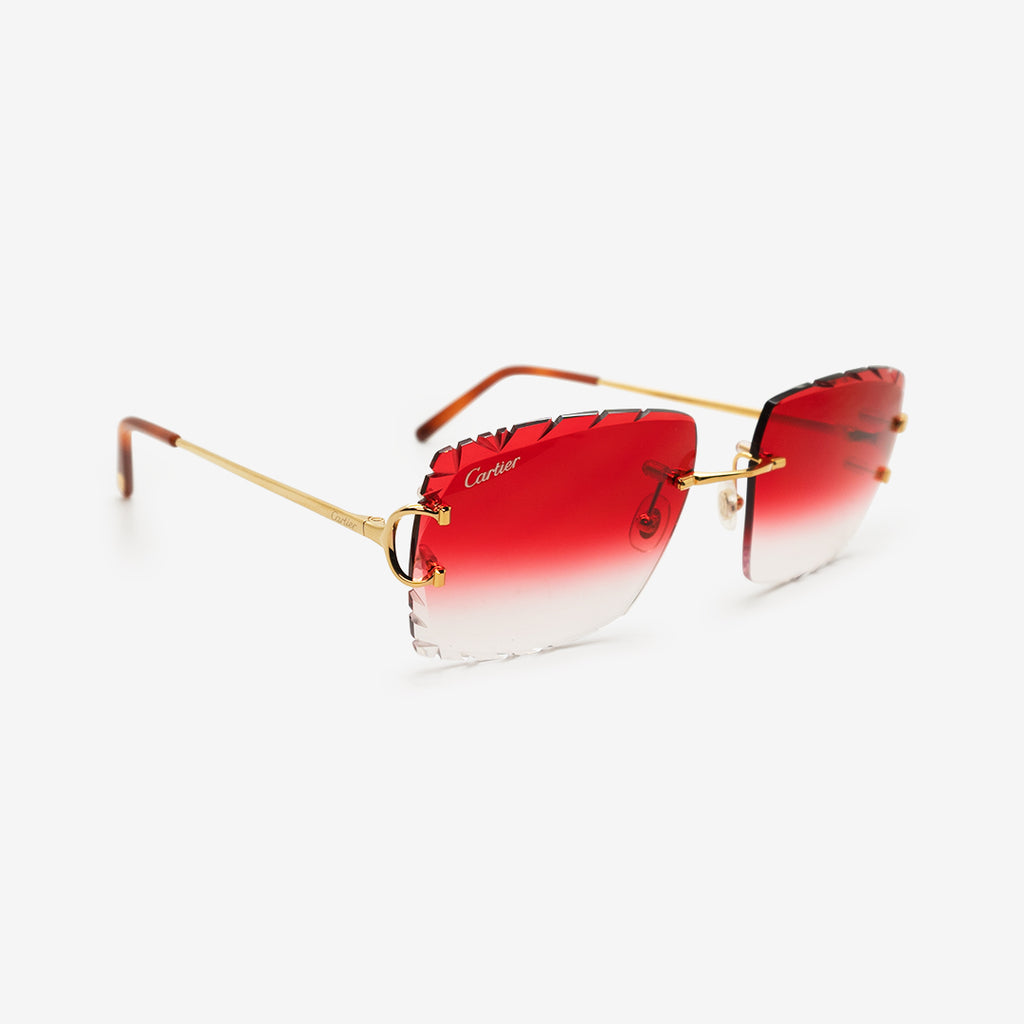 cartier diamond cut lenses