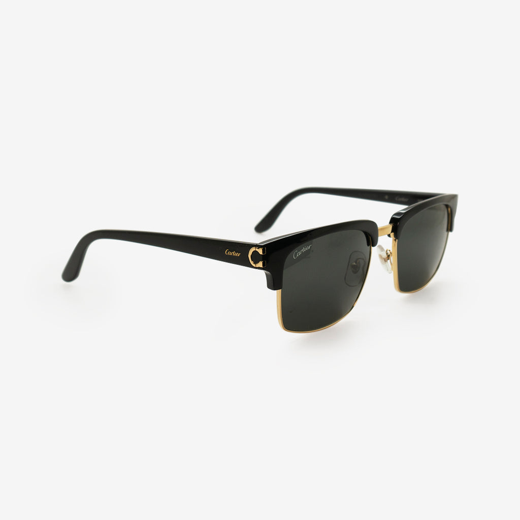 cartier glasses men wood frame