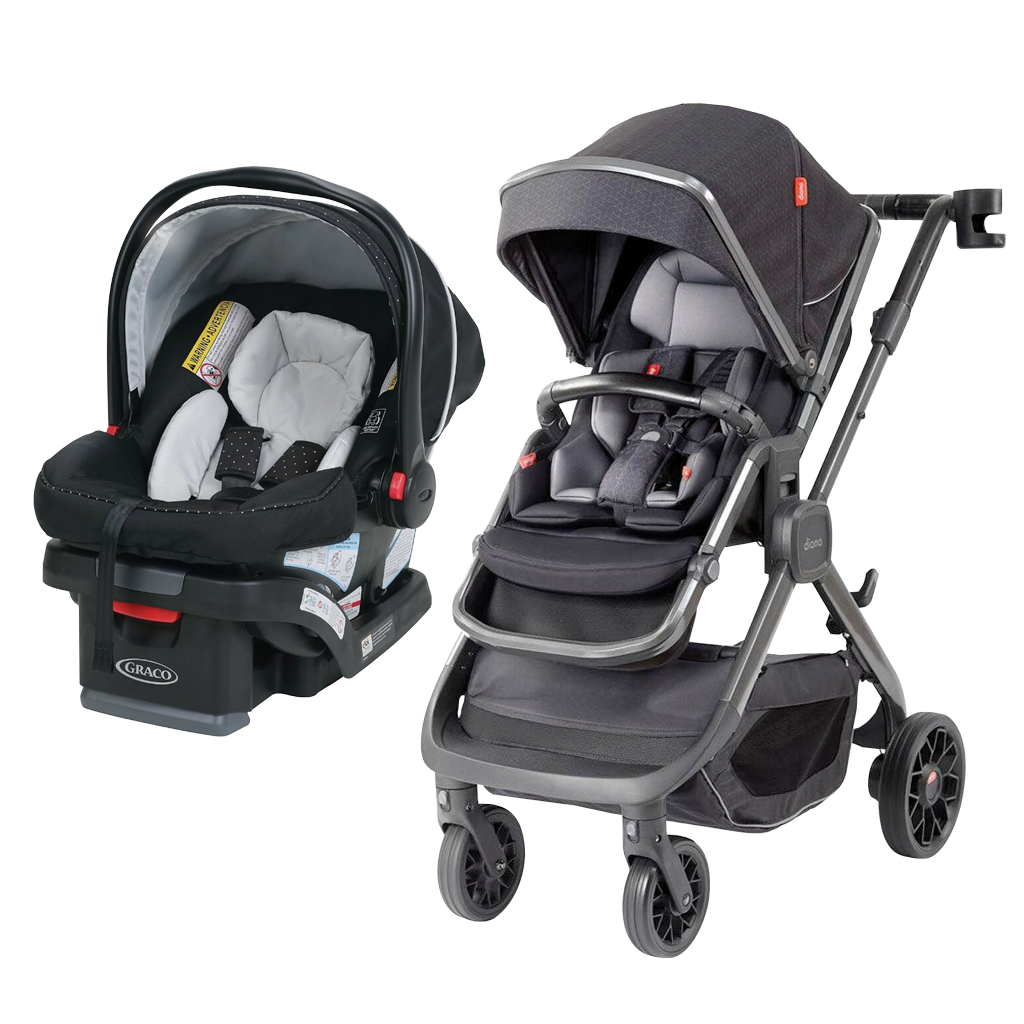 Travel System Diono Quantum 2 Graco Snugride 30lx Click Connect Car Seat