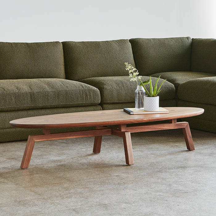 oval coffee table contemporary