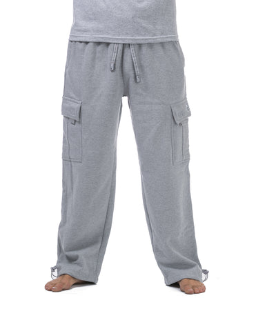 PRO CLUB Jogger Fleece Long Pants – Light Grey – Pro camp