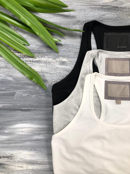 Black Racer Back Tank Tops The Eight Senses® 