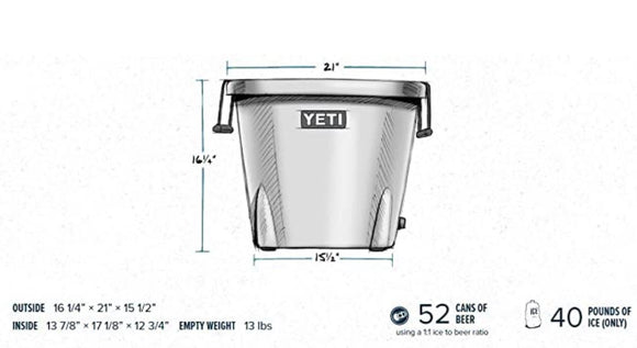 YETI Tank 45 Bucket Cooler, Desert Tan–