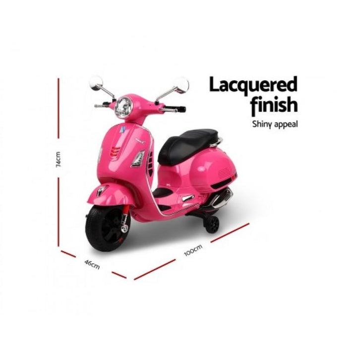 kids pink motorbike