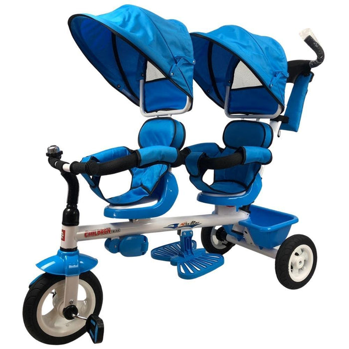 folding trike with parent handle