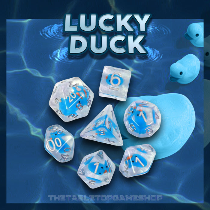 Lucky Duck Resin Dnd Dice