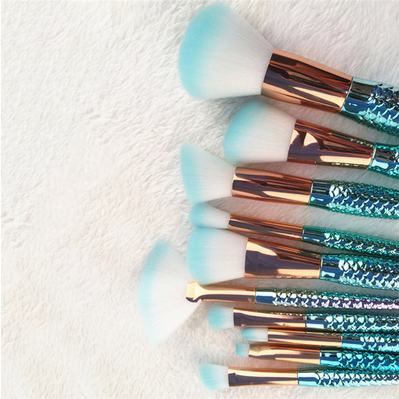 mermaid makeup brushes