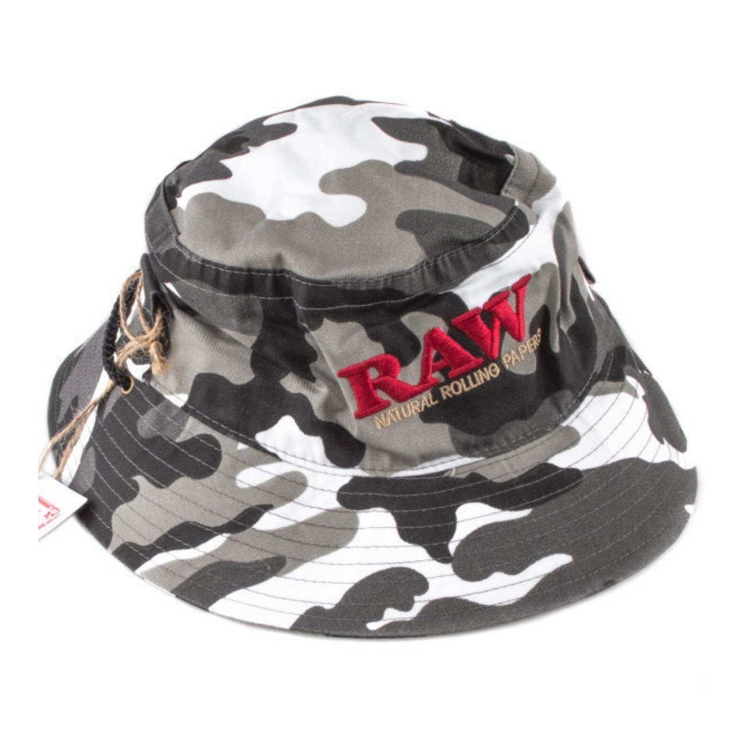 Camouflage Damage Bucket Hat / Brown-A