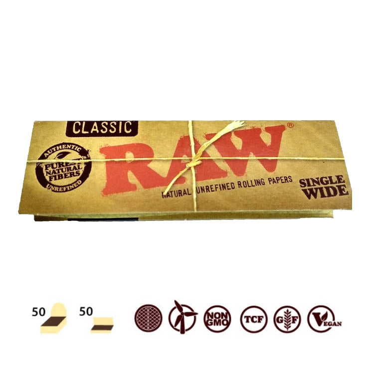 RAW' Classic Rolls Cigarette Paper Kingsize (3 meters)