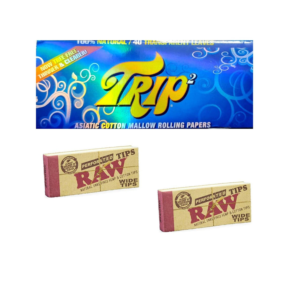 Buy Trip2 Transparent OCB Cigarette/Clear Rolling Paper Online