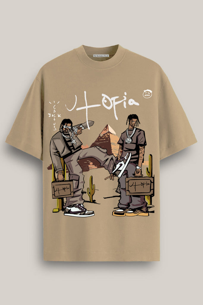 Travis Scott Utopia T-Shirt for Men Online India – OFF STREET CO.