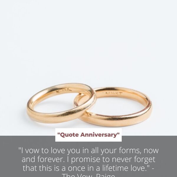 Happy Anniversary Gift For Her Wife Love Forever Vow Wedding Rings