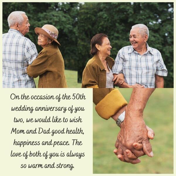 50th anniversary quotes for parents