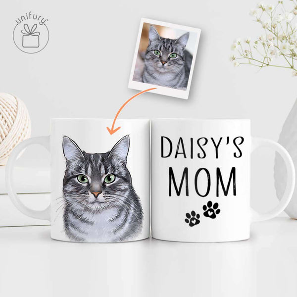Cat Mom/Cat Dad Edge-to-Edge Mug for Cat Lovers