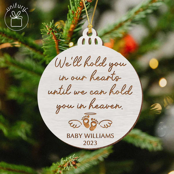 We’ll-hold-you-in-our-hearts-Baby-Memorial-Wooden-Ornament