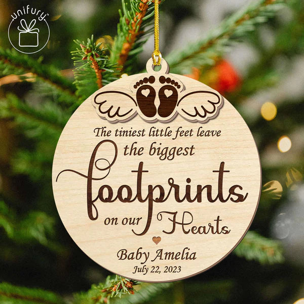 Biggest-Footprint-On-Our-Hearts-Memorial-Wooden-Ornaments