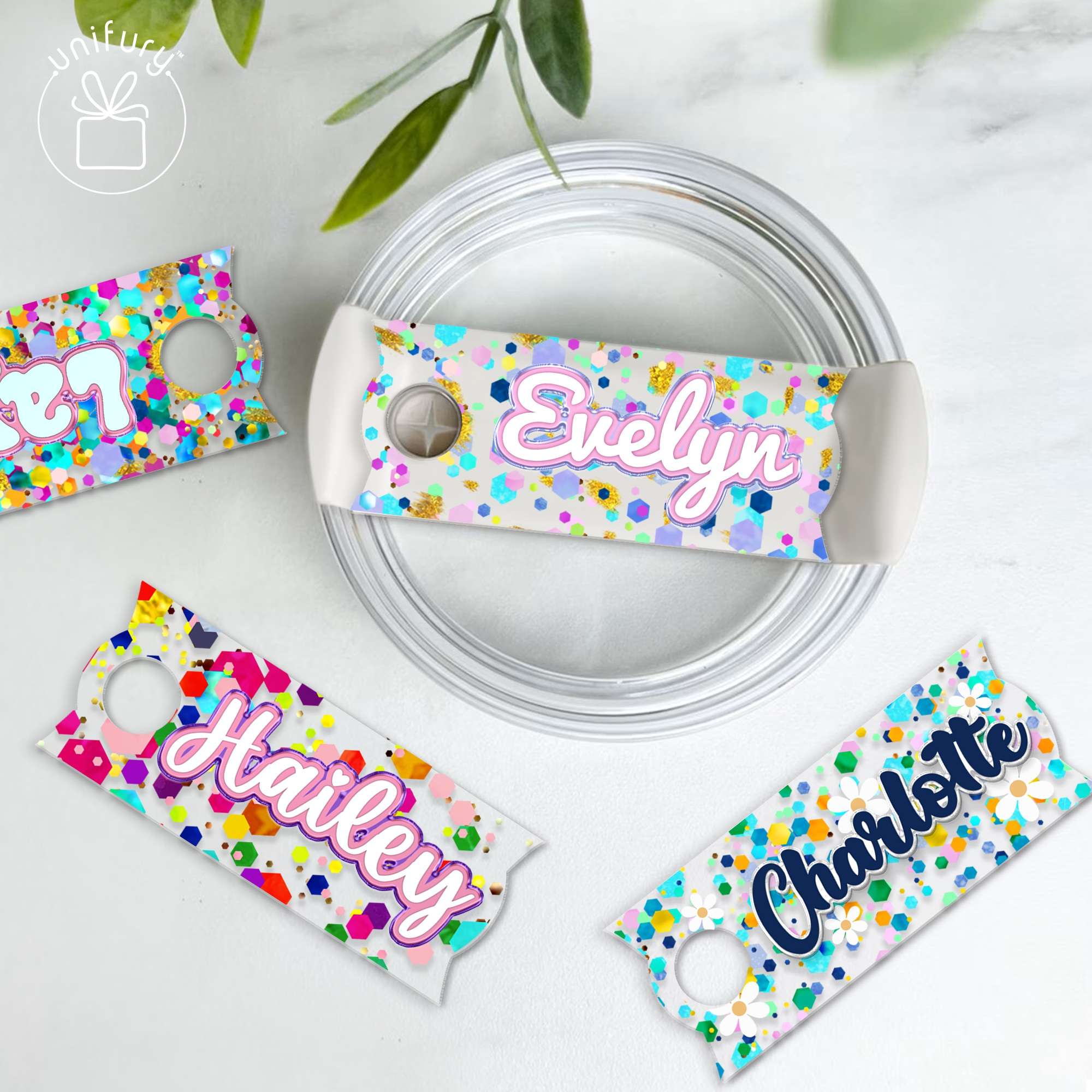 Custom Stanley Name Tags – Hidden Daisies Boutique