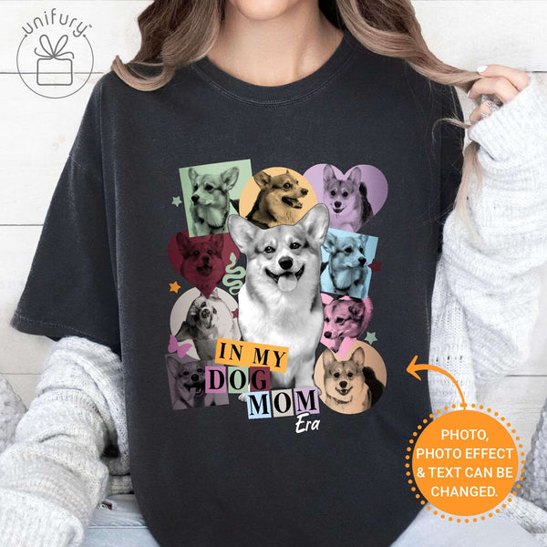In My Dog Mom Era Sleeve Printed Standard Sweatshirt For Dog Lovers
