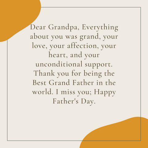 Father's day in heaven message